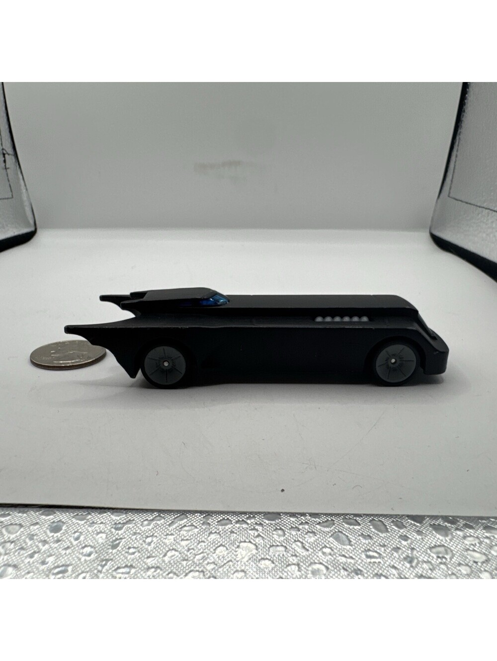 Hot Wheels DC Batman 1:50 Animated Series Batmobile Mattel Diecast Black Car